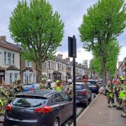 Firefighters were called to Heigham Road earlier this afternoon (May 7)