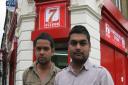 (L to R) Swapnil and Girish Patel are optimistic about the future after opening the new 7 to Eleven store