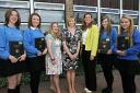 Inspirational: News at Ten broadcaster Julie Etchingham joined Waldegrave School pupils at achievement assembly