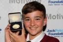 Cricketer of the future: David Morgans, of Barnhill School, was among the winners