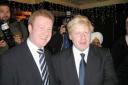 New leader: Cllr Stafford with London Mayor Boris Johnson