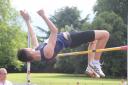 High times: Ocean Schwartz won the intermediate boys high jump at Saturday's Surrey School Championships