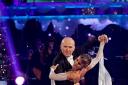Strictly business: Dr Vince Cable with Erin Boag   Picture: BBC