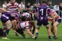 Handy win: Rosslyn Park's Mike McFarlane in action in the 36-29 victory at Loughborough Students last weekend           Picture David Whittam