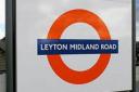 Leyton Midland Road station. The man fell on tracks nearby.