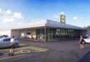 The picture you will find on Google maps of the new Lidl on Whalebone Lane