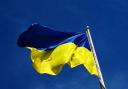 Ukraine flag representing the hope for Ukraine and those escaping the war to begin a new, safe and peaceful chapter of their lives.