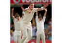Birthday treat: Peter Siddle takes the first hat-trick in an Ashes series against England since Shane Warne in 1994