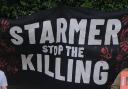 This banner was hung outside Sir Keir's house