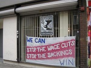Squatters take over disused Deptford Jobcentre