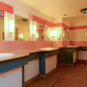 The Hudson Bay in Upton Lane received a platinum rating for its women's (pictured here) and men's toilets