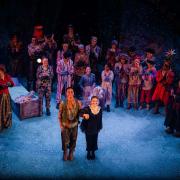 Isla Griffiths (Wendy) and Kane Ruddach (Peter Pan) take their final bow