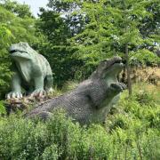 Crystal Palace Parks famous dinosaurs located in the park