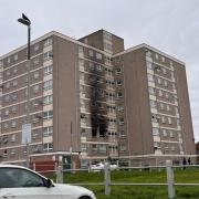 Picture of flat fire in Erith