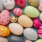 Easter eggs, famed for their relations to the Easter Bunny and a trademark of the holiday