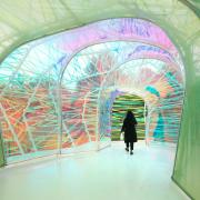 Serpentine Gallery's new multi-coloured summer pavilion in Kensington Gardens