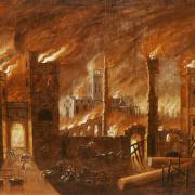 The City of London was gutted by the Great Fire in 1666