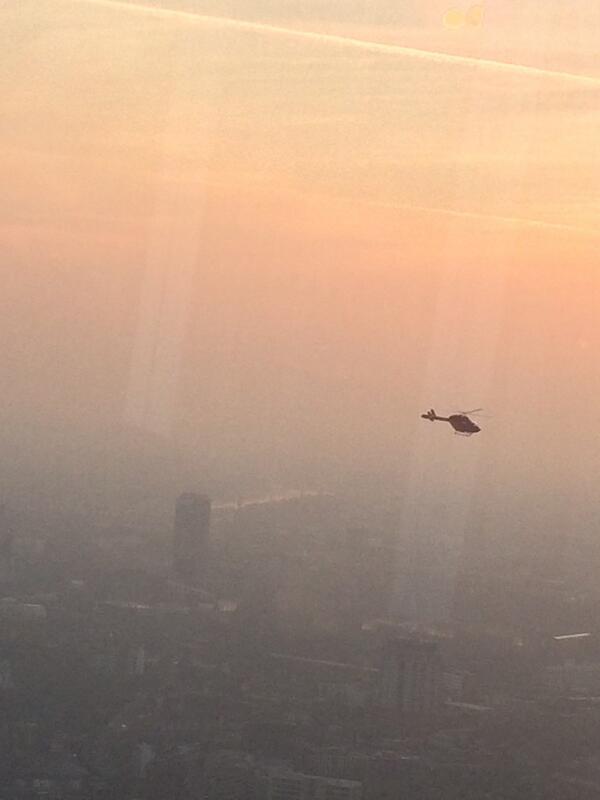 Helicopter height: view from the Shard (pic: Jeff Coates)