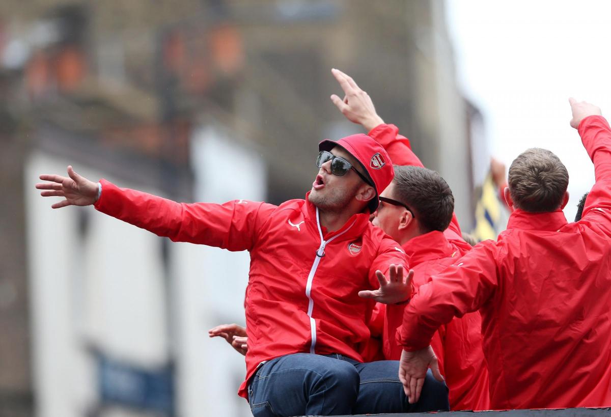 Arsenal FA Cup victory parade 2015