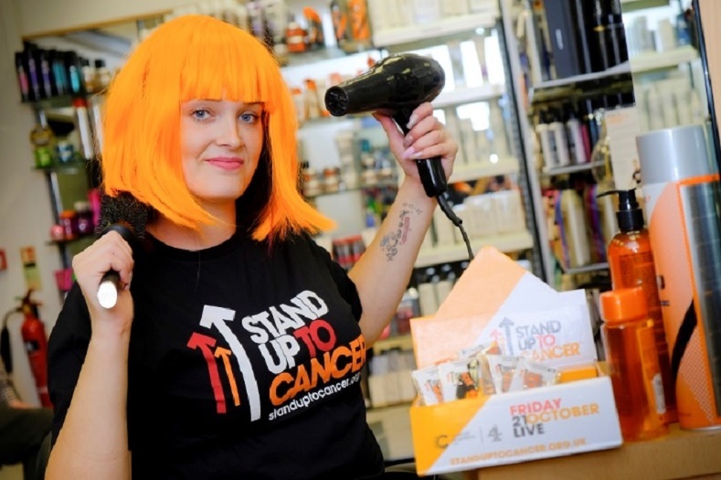 Stand Up To Cancer: Edgware salon transforms for cancer awareness day