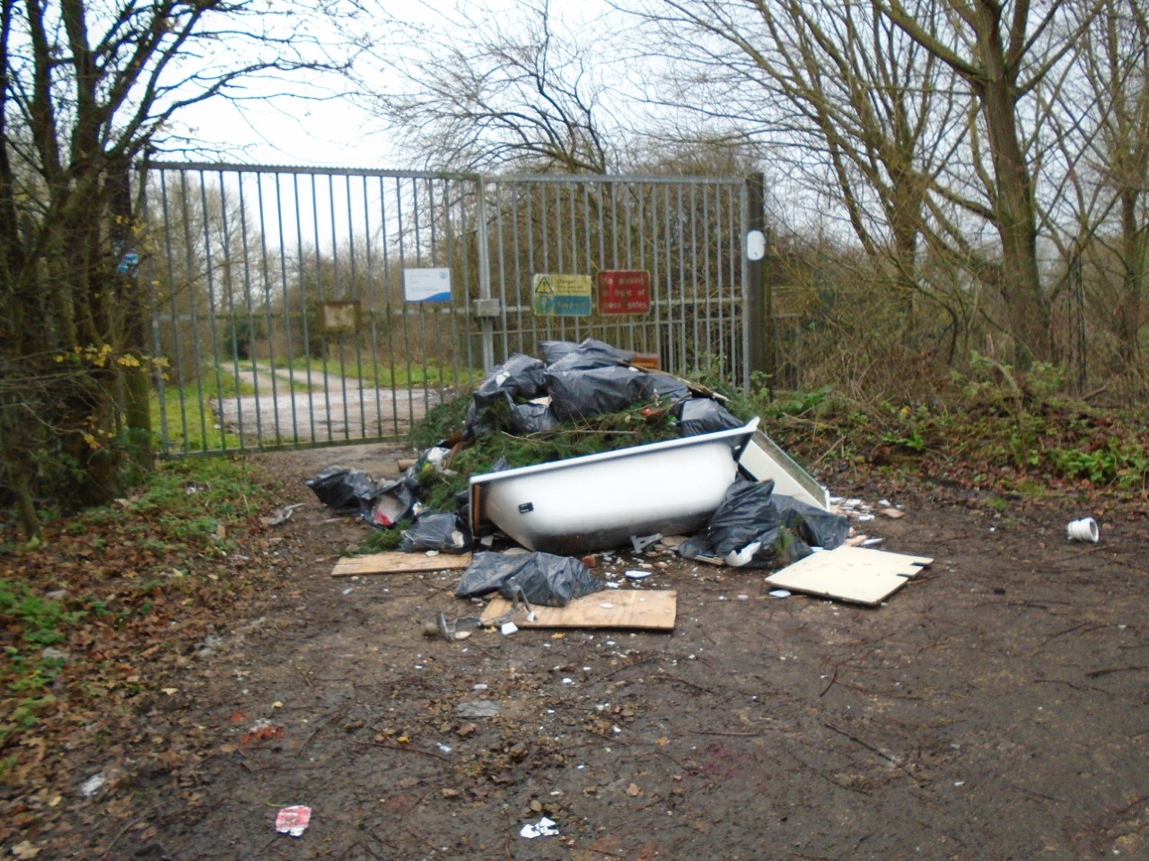Builder charged almost £2,500 for fly-tipping