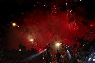 Fireworks at the Big Brother 9 final