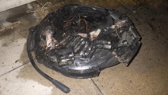 Electric unicycle catches fire in Deptford