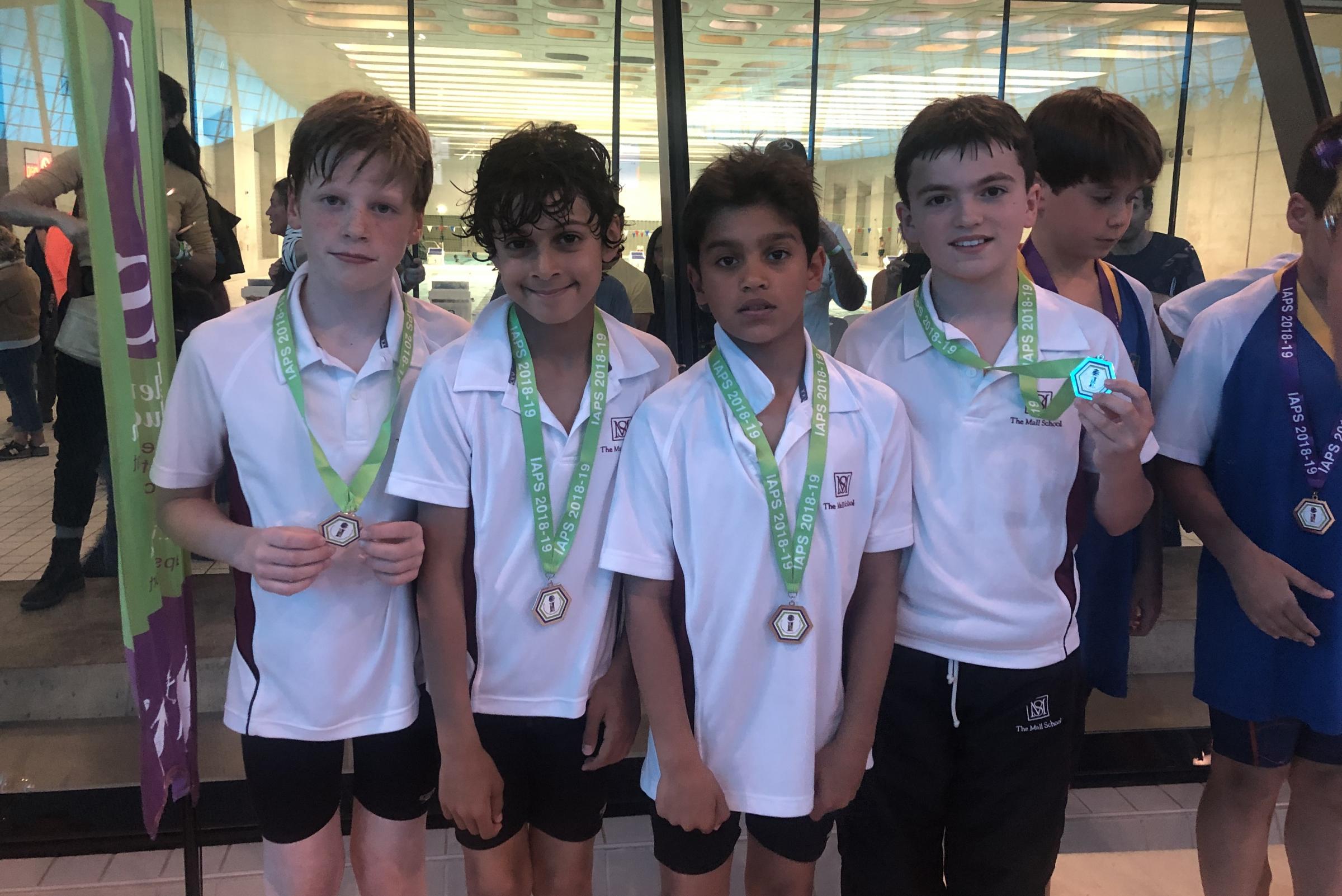 Pupils from The Mall School are swimming stars after competition success
