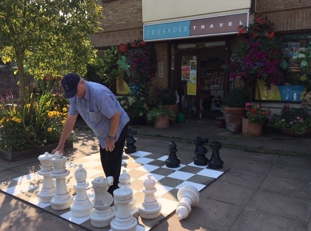 A history of the chess board in Church Street: 24 years on and still going strong