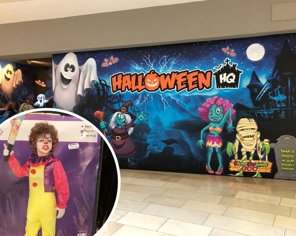 Grandmother's horror at knife-wielding Bluewater child Halloween costumes