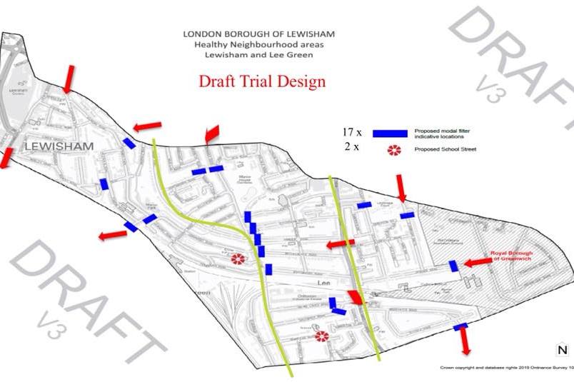 Lewisham Council and TfL to trial barriers in residential streets in Lee Green