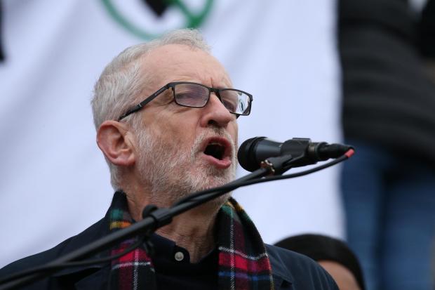 Jeremy Corbyn was spat at as he  left his London home