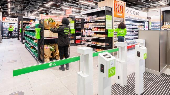 Amazon Fresh in Ealing is the company's first physical store outside the US. Pic: Amazon UK