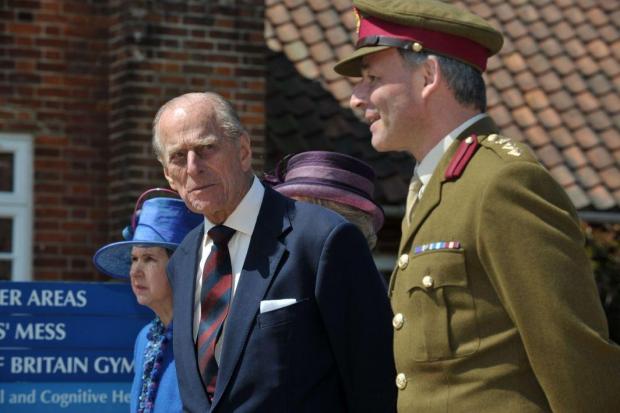 This Is Local London: The Prince on a visit to wounded soldiers at Headley Court