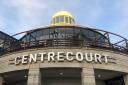 Front of Centre Court with 'Centre Court' sign