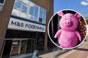 Is Percy Pig visiting the Sutton M&S?