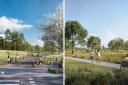 CGIs of what Clitterhouse Playing Fields, Brent Cross should look like. Picture: Barnet Council