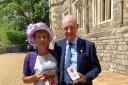 Hilary and Steve Lawther at Windsor Castle