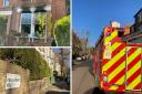 A fire has destroyed a ground floor flat in Parliament Hill, Hampstead