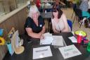 Barb and Netty from the Repair Cafe Wrecsam