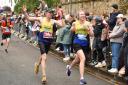 Gwynfor and Agnes Tyley of St Albans Striders at the Edinburgh Marathon. Picture: RICHARD UNDERWOOD