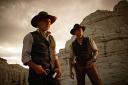 Harrison Ford as Woodrow Dolarhyde and Daniel Craig as Jake Lonergan in Cowboys & Aliens. PA Photo/Paramount Home Entertainment