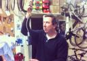 Ben Thompson fixes bikes at SW Bicycle Company