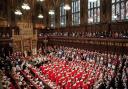 The house of lords in session.