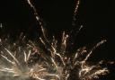 The firework display at St James the Great Primary School - raising money for the school