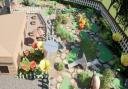 A CGI of the new adventure golf course proposed at Ruxley Manor garden centre.