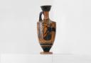 An Attic red and black figure vessel decorated with Athena by the workshop of ‘the Class of