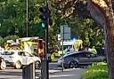 Picture from scene of incident in Elmers End