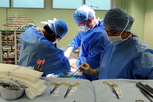 An operation taking place