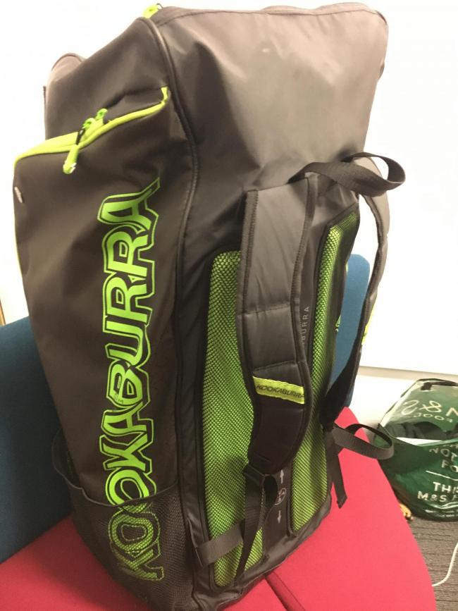 A standard Cricket bag, containing all the essentials.